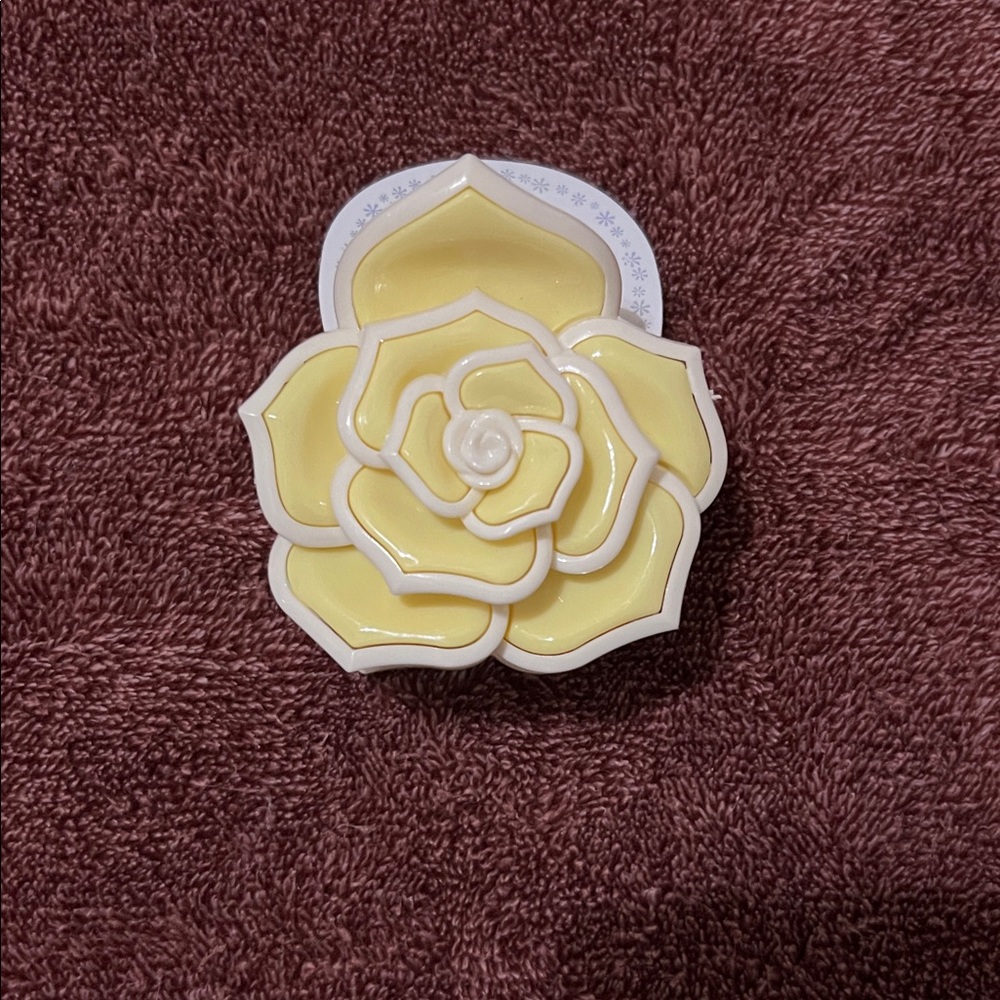 Fashion Yellow Flower Hair Clip
